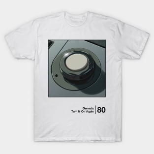 Turn It On Again - Minimal Style Graphic Design T-Shirt